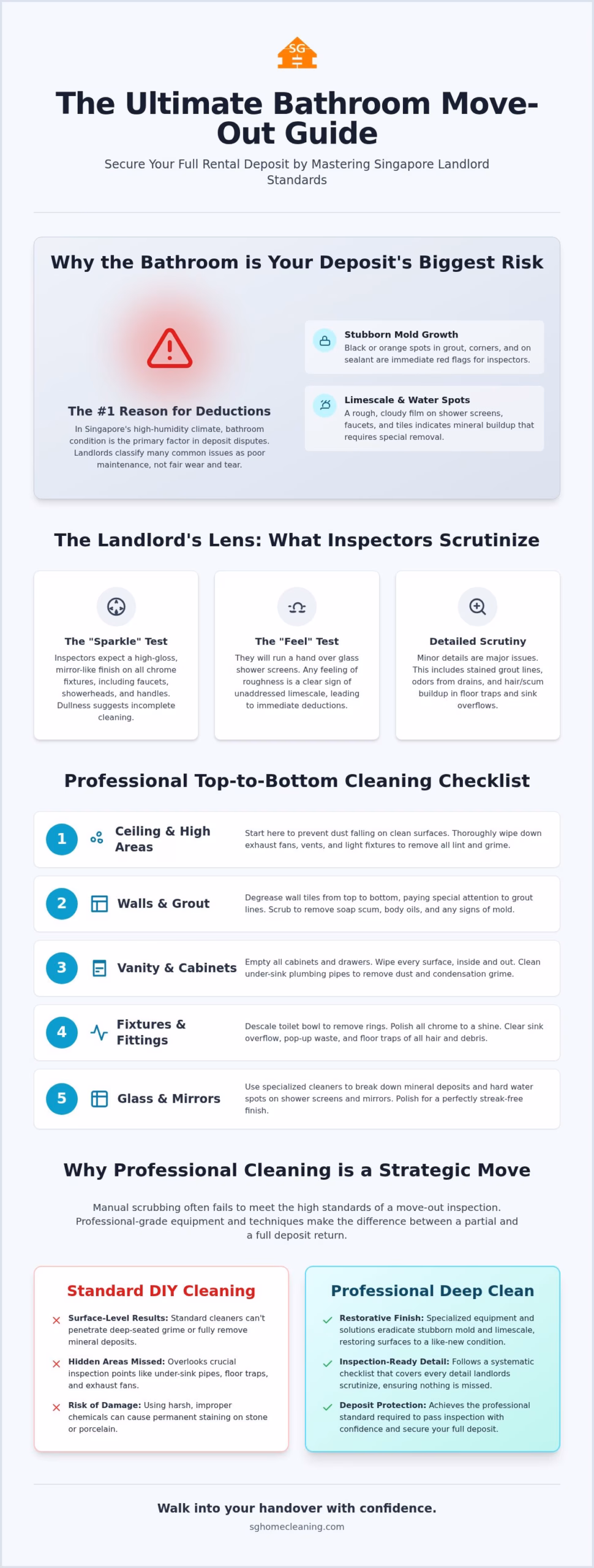 The Ultimate Bathroom Cleaning Checklist for Move Out in Singapore (2026)